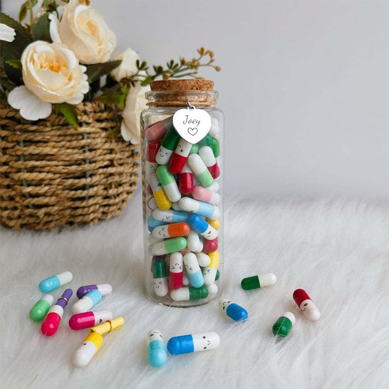czcent Capsule essaggio in Una Bottiglia di Vetro, Capsula essaggi czcent Capsule essaggio in Una Bottiglia di Vetro, Capsula essaggi