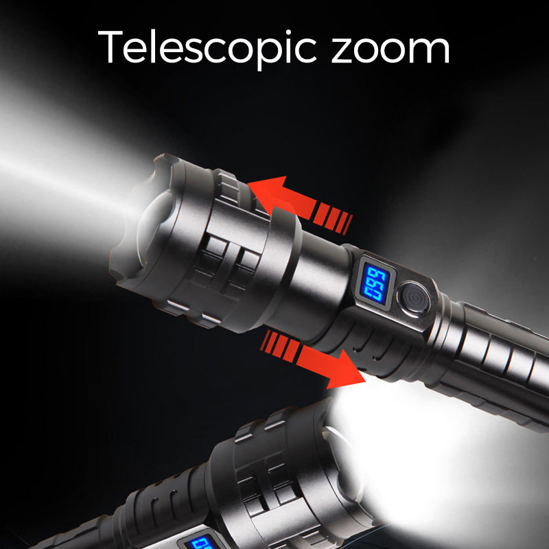 Rechargeable Tactical Laser Flashlight High Lumens