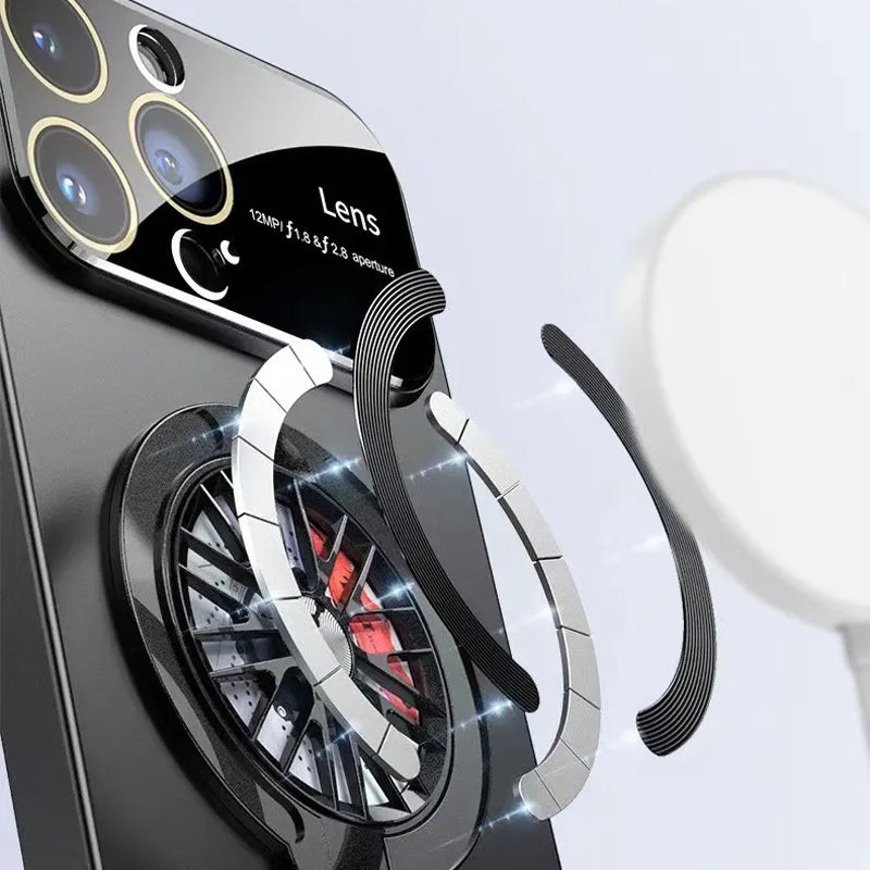 Rotating gyroscope phone case