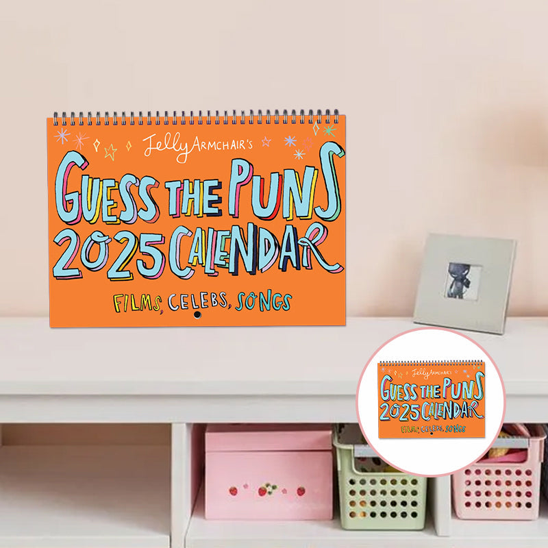 Pun quiz calendar - A4 Guess the Pun 2025