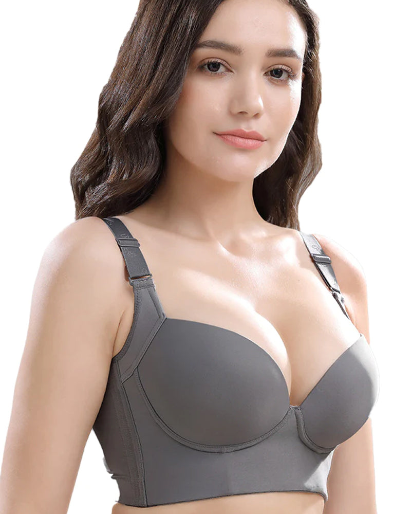 Deep Cup Bra With Shapewear
