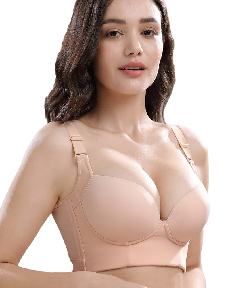 Deep Cup Bra With Shapewear
