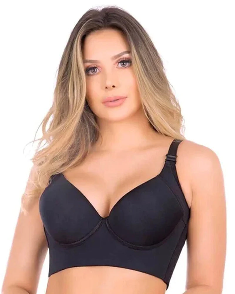 Deep Cup Bra With Shapewear
