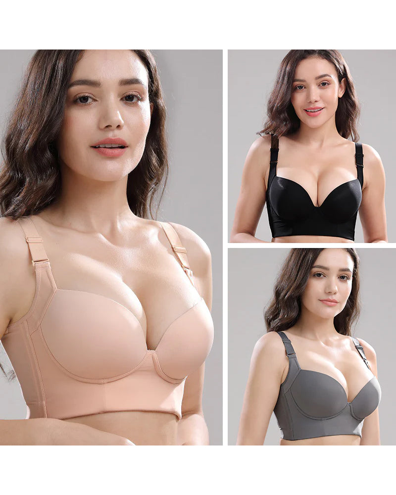 Deep Cup Bra With Shapewear