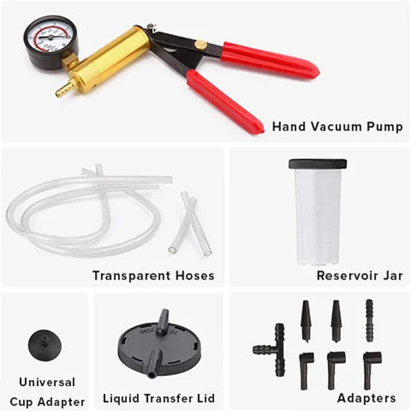 Vacuum pump brake ventilation kit