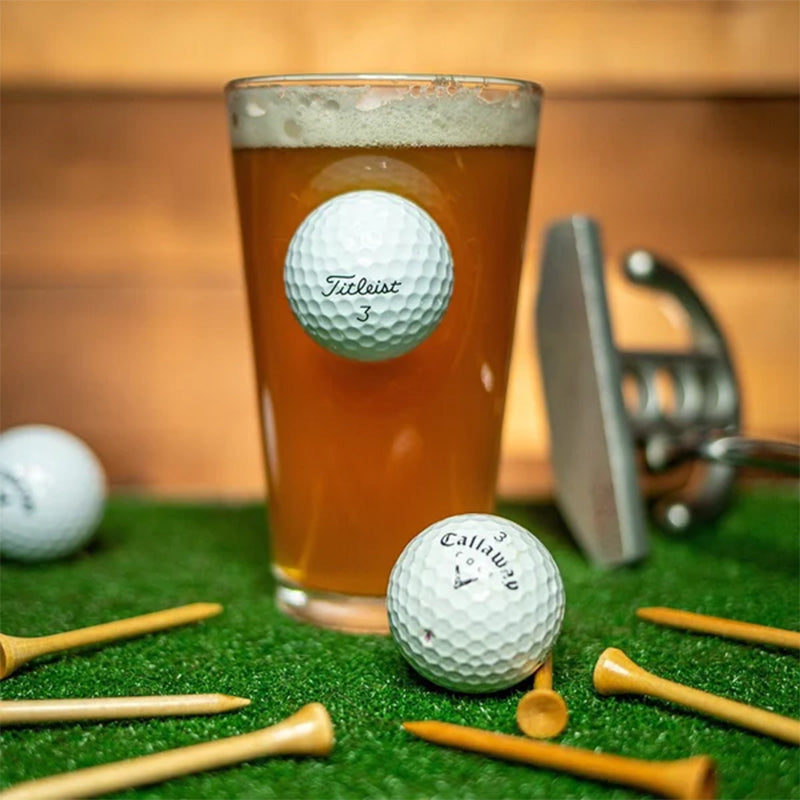 🏑Golf Ball Pint Glass – moonlitcat