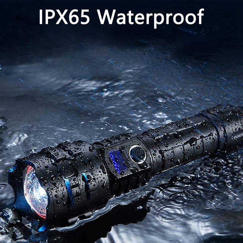 Rechargeable Tactical Laser Flashlight High Lumens