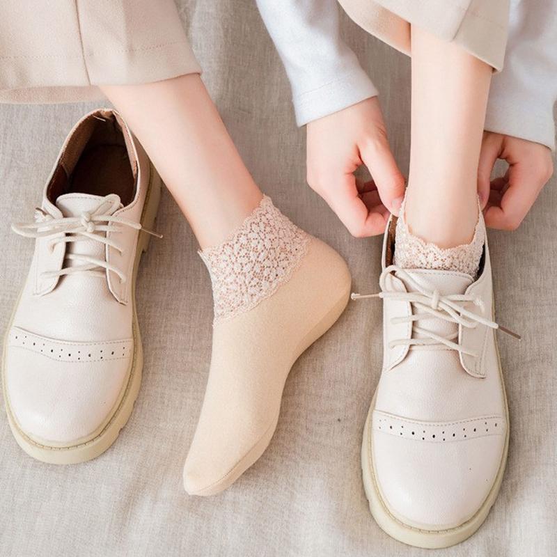 Fashion Lace Warmer Socks