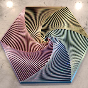 3D-Printed Fractal Fidget Hexagon