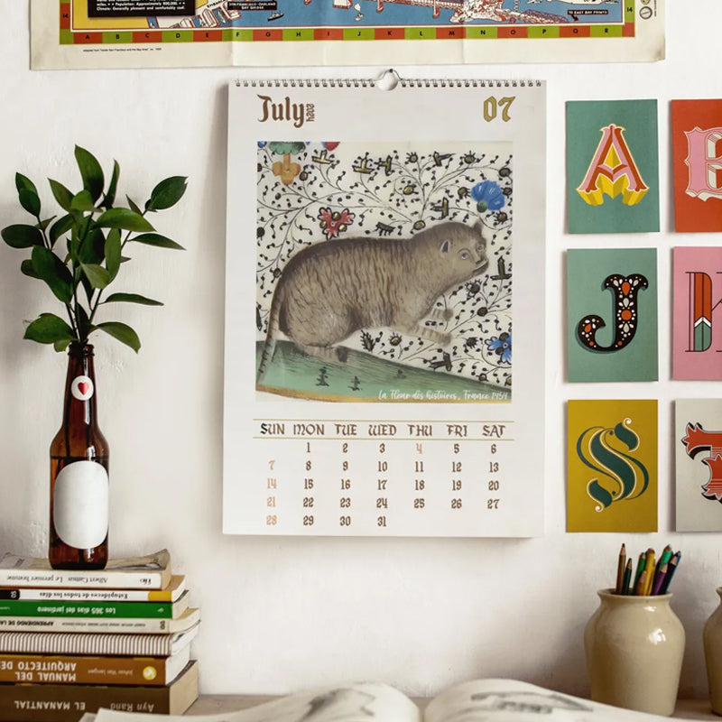 2025 / 2024 Weird Medieval Cats Calendar