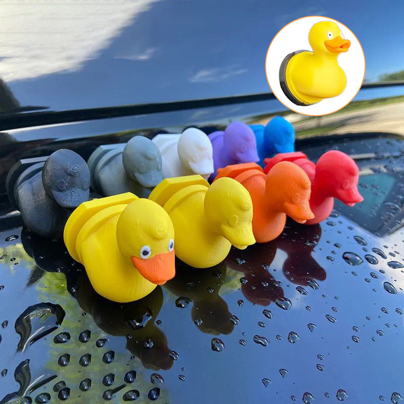 Middle Finger Spraying Duck Car Accessory