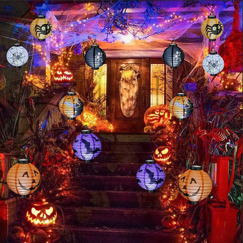 Halloween Hanging Paper Lanterns 6Pcs