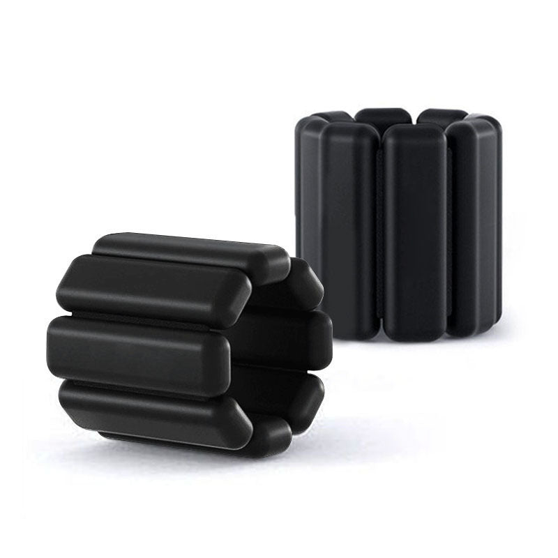 Weighted silicone sports wristband